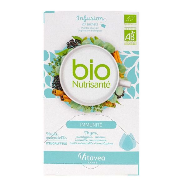 Nutrisanté - Infusion Bio Immunité - 20 sachets