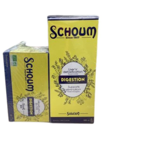 Schoum - Digestion Solution 500 ml + Tisane BIO 20 sachets Offerte