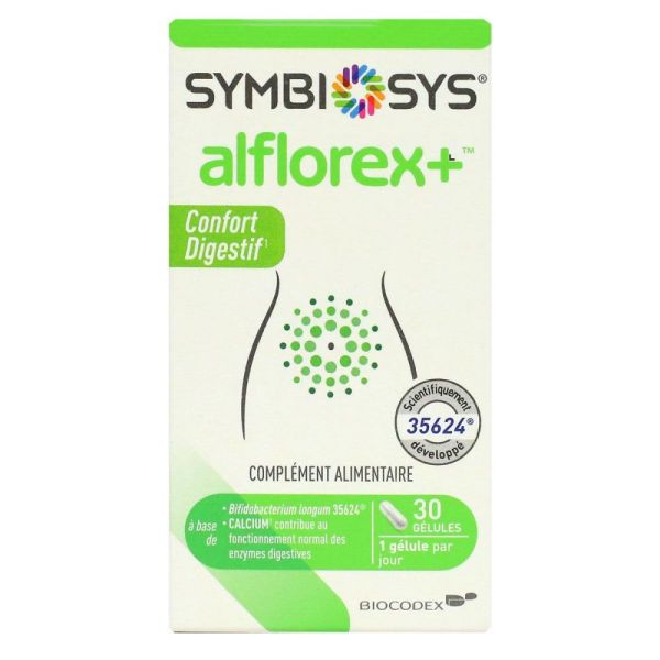 Symbiosys Alflorex + - Confort digestif - 30 gélules