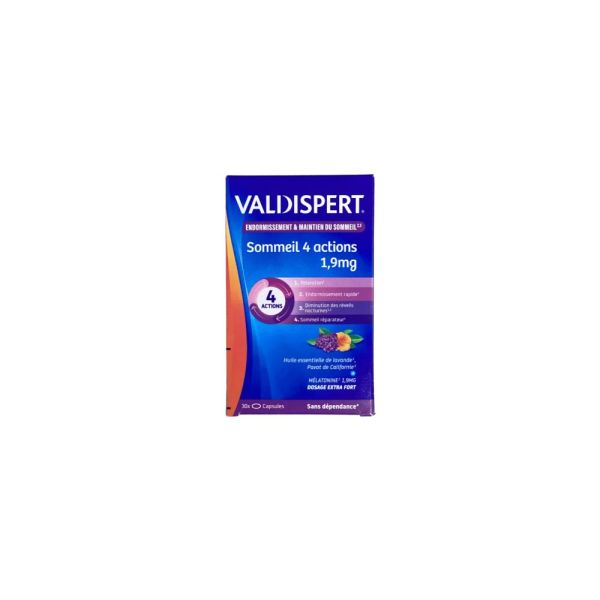 Valdispert - Mélatonine 4 actions - 30 capsules