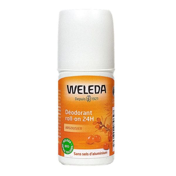 Weleda - Déodorant roll-on 24 h argousier - 50 ml