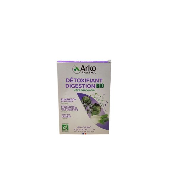 Arkopharma - Détoxifiant Digestion BIO - 20 ampoules