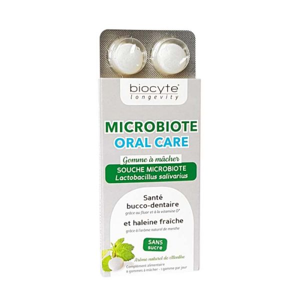 Biocyte - Microbiote Oral Care - 8 Gommes à Mâcher