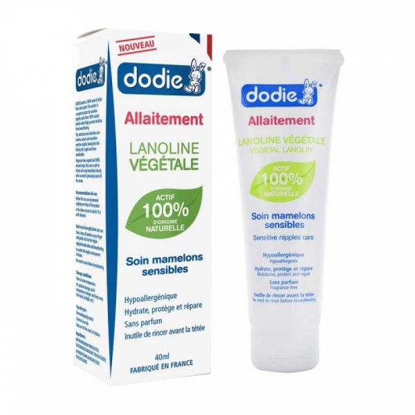 Dodie Allaitement - Lanoline végétale soin mamelons - 40 ml