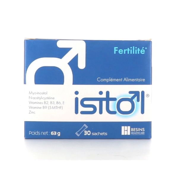 Isitol Fertilité masculine - Complément alimentaire - 30 sachets