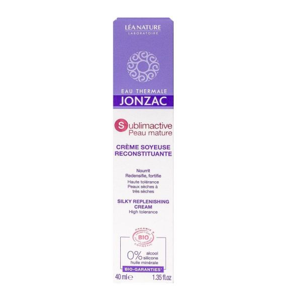 Jonzac Sublimactive - Crème soyeuse reconstituante - 40 ml