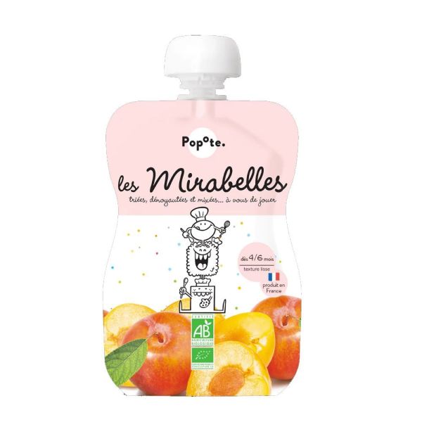 Popote - Les mirabelles - dès 6 mois - 120g