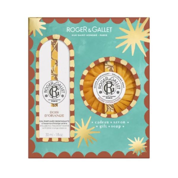 Roger & Gallet - BOIS D'ORANGE - Eau Parfumée Bienfaisante 30ml + Savon Bienfaisant 100 g