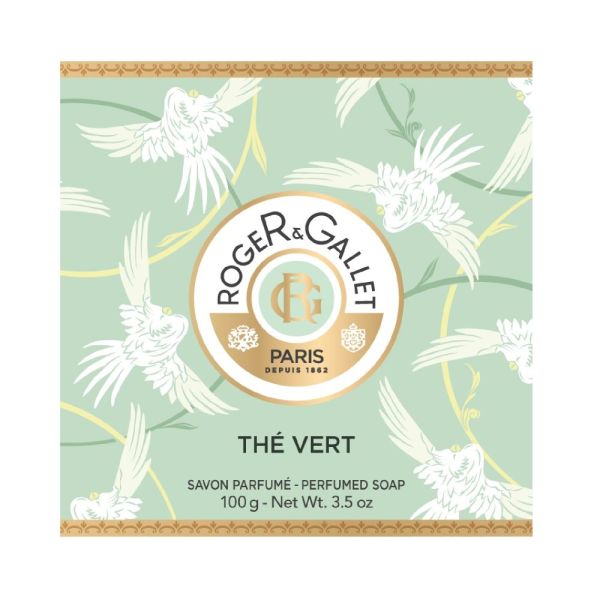 Roger & Gallet - Savon rond parfumé Thé vert - 100g