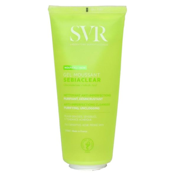 SVR - Gel moussant Sebiaclear - 200ml