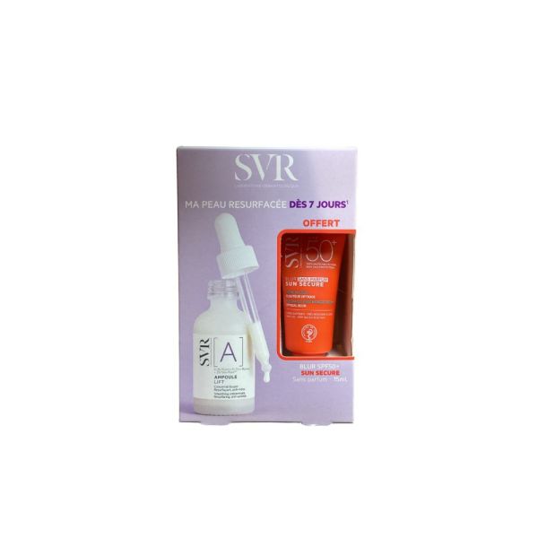 SVR - Routine Peau Resurfacée Ampoule Lift + Sun Secure OFFERT - 30+15ml