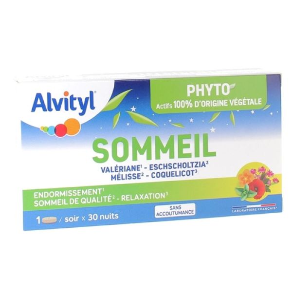 Alvityl - Sommeil Phtyo - 30 comprimés
