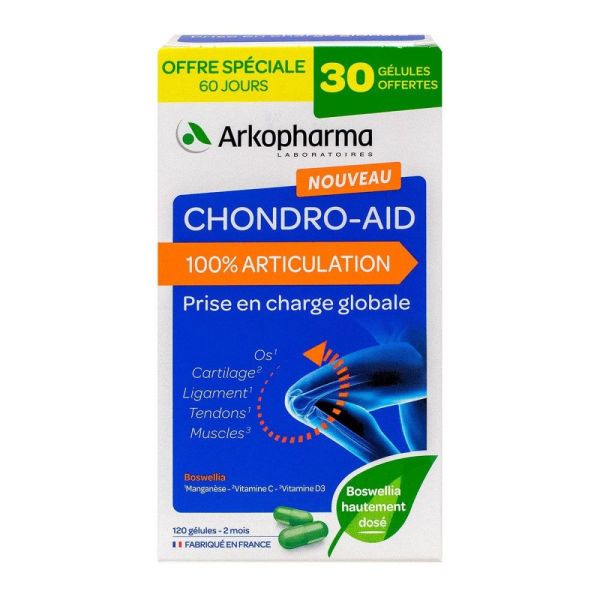 Arkopharma - Chondro-aid 100% articulation - 120 gélules