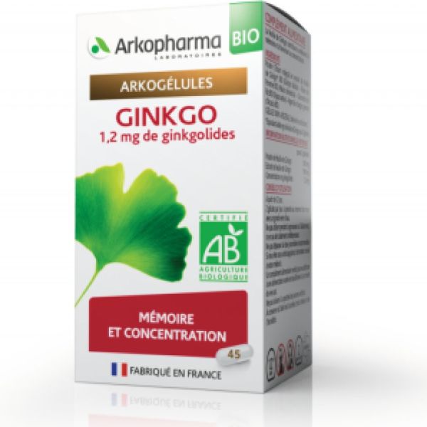 Arkopharma - Ginkgo 45 gélules