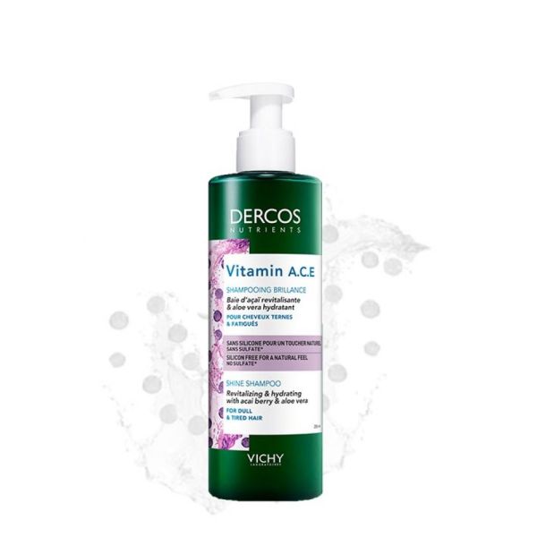 Dercos Nutrients - Vitamine A.C.E shampooing brillance - 250 ml