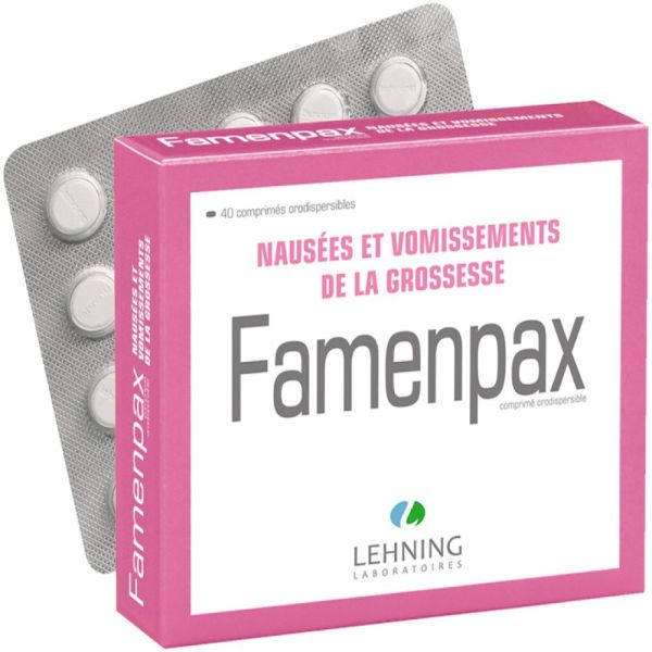 Famenpax Nausées et Vomissements - 40 comprimés