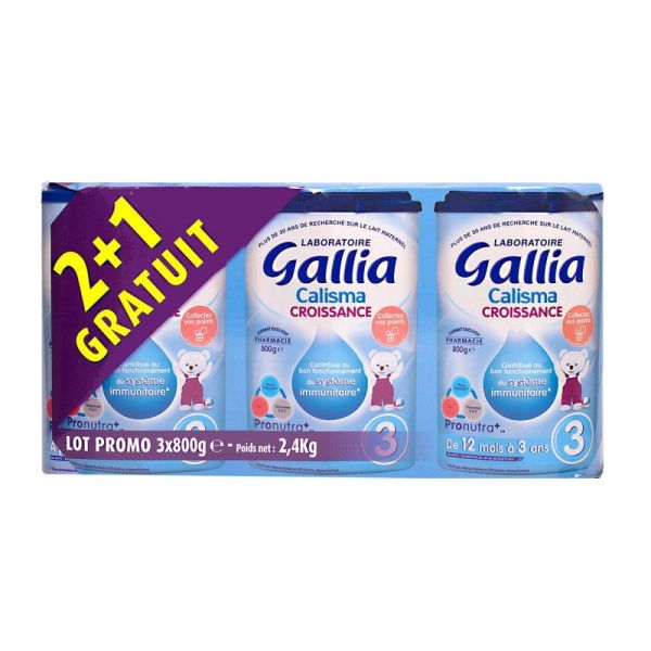 Gallia - Calisma croissance 3 - 2 + 1 offert