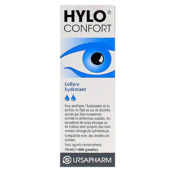 Hylo Confort - Collyre Hydratant - 10mL