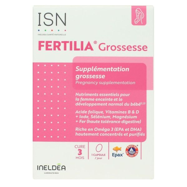 Ineldea - Fertilia® Grossesse - 90 capsules