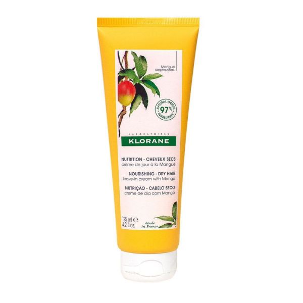 Klorane - Crème de jour - Mangue - Cheveux secs - 125 ml