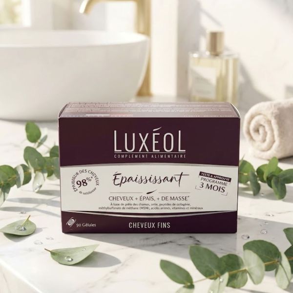 Luxéol - Complément alimentaire épaississant - 90 gélules