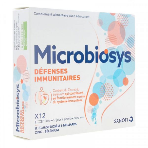 Microbiosys - Défenses immunitaires - 12 sachets