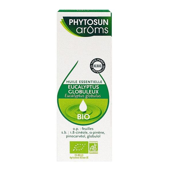 Phytosun Arôms - Huile essentielle d'Eucalyptus Globuleux Bio - 10mL