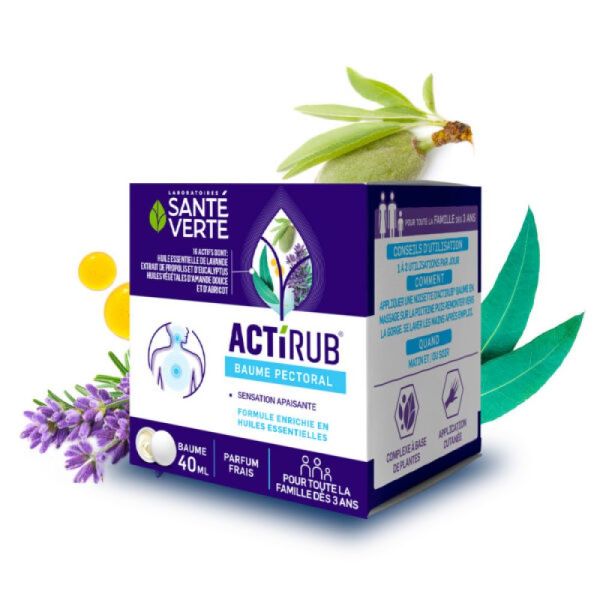 Santé Verte - Actirub Baume pectoral - 40ml