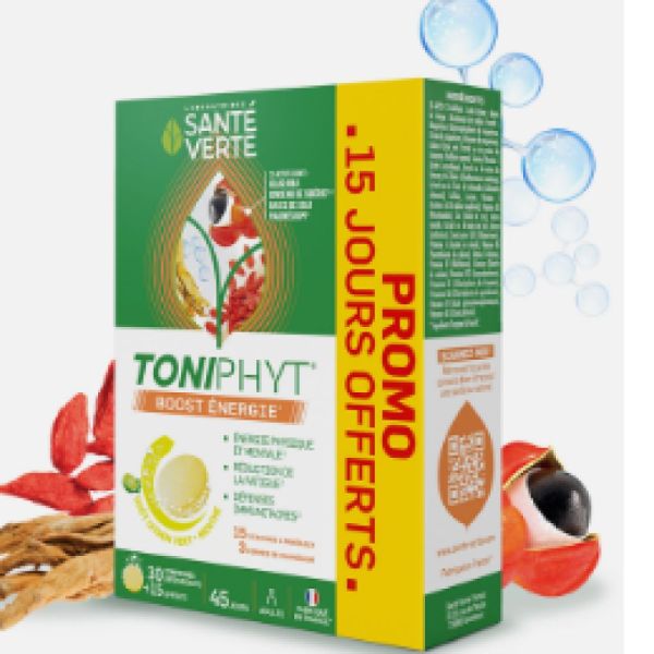 Santé verte - Toniphyt Boost goût citron vert menthe