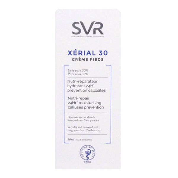 SVR - Xerial 30 Crème pieds - 50 ml