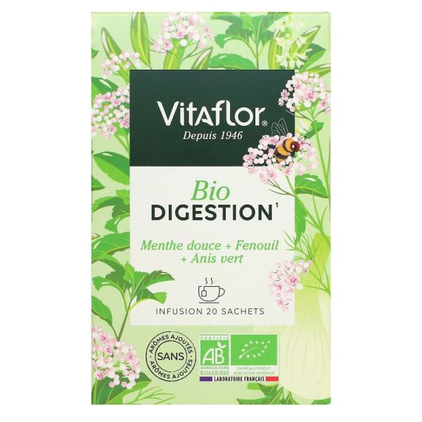 Vitaflor- Tisane BIO Digestion - 20 sachets