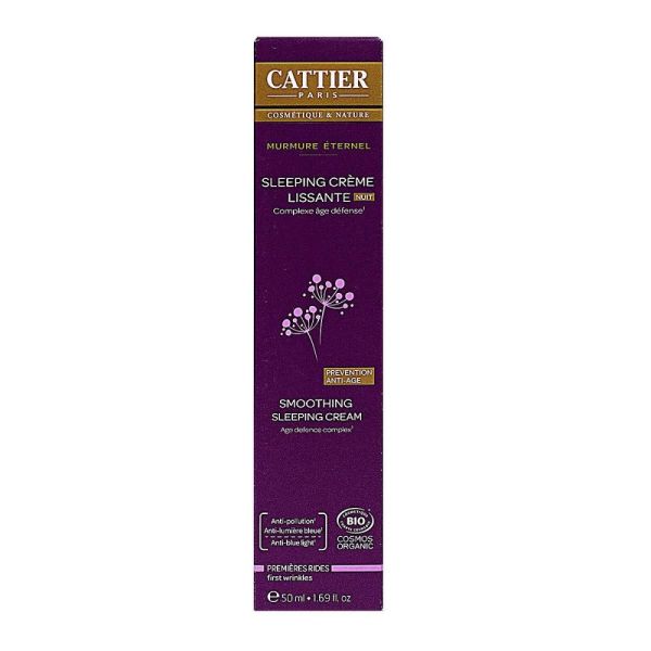 Cattier - Sleeping crème lissante Murmure éternel - 50 ml