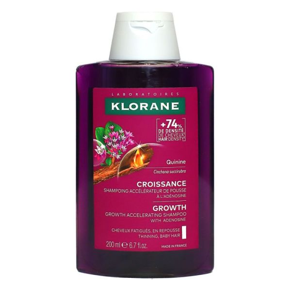 Klorane - Croissance shampoing accélérateur de pousse Quinine - 200ml