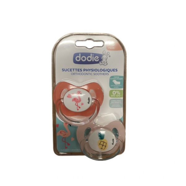 Dodie - Sucettes physiologiques +6mois - lot de 2