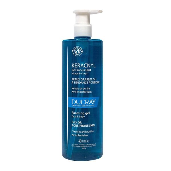 Ducray - Keracnyl gel moussant - 400ml