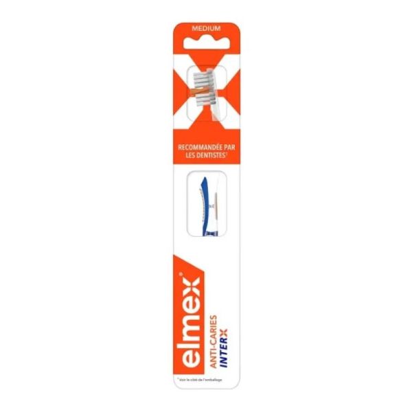 Elmex - InterX Anti-Caries Brosse à Dents Medium