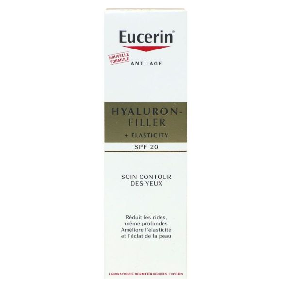 Eucerin - Hyaluron-Filler+Elasticity Soin contour des yeux SPF 20 - 15mL