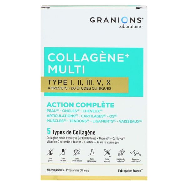 Granions - Collagène multi action complète - 60 comprimés
