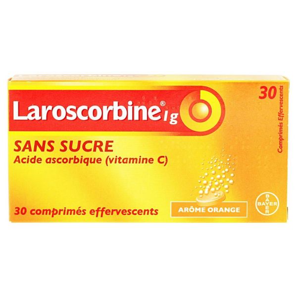 Laroscorbine - Vitamine C sans sucre - 30 comprimés