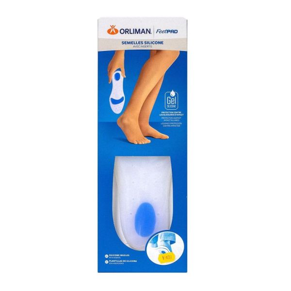 ORLIMAN - Semelles silicone avec inserts