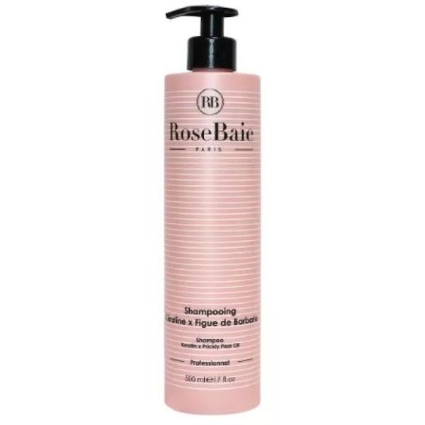 RoseBaie - Shampooing Kératine x Figue de Barbarie Professionnel - 500mL