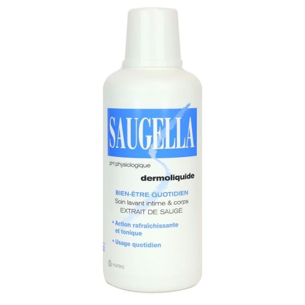 Saugella - Dermoliquide Soin lavant intime & corps - 500mL