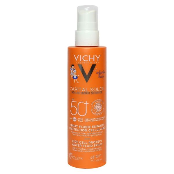 Vichy - Capital soleil spray fluide enfant protection SPF50+ - 200ml