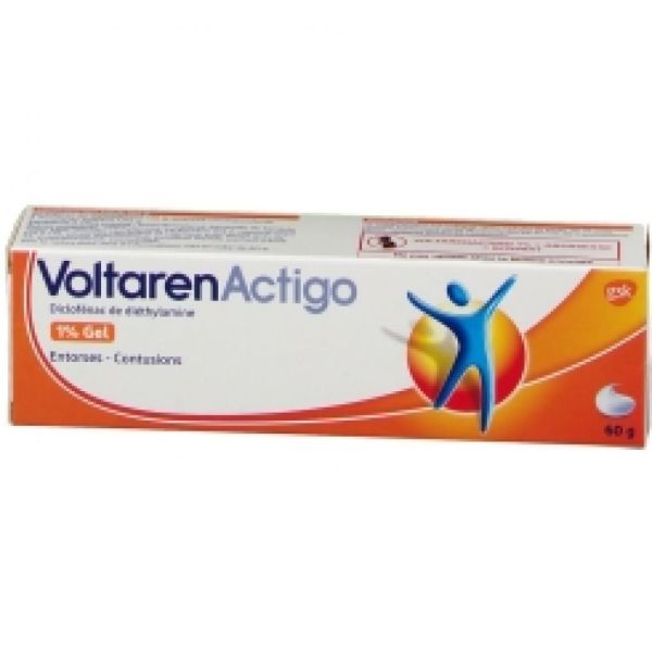 VoltarenActigo 1% gel tube 60g