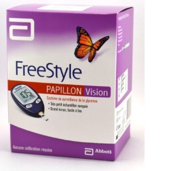 Abbott - Système de surveillance de la glycémie, Freestyle Papillon Vision