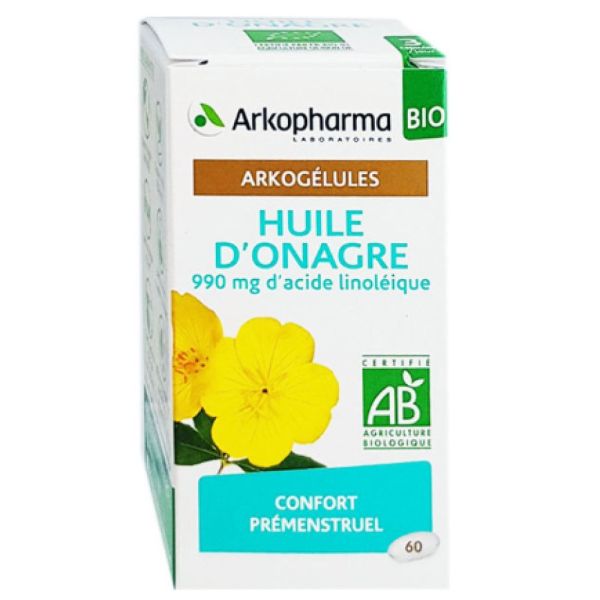 Arkopharma - Arkogélule Huile D'Onagre Bio - 60 capsules