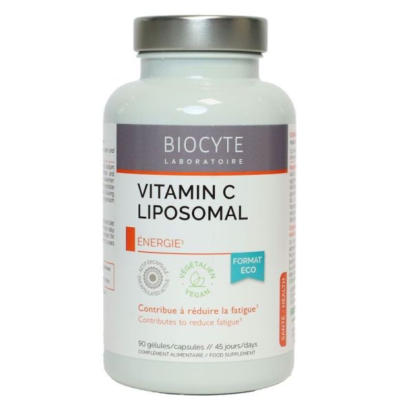 Biocyte - Vitamine C Liposomal - 90 gélules