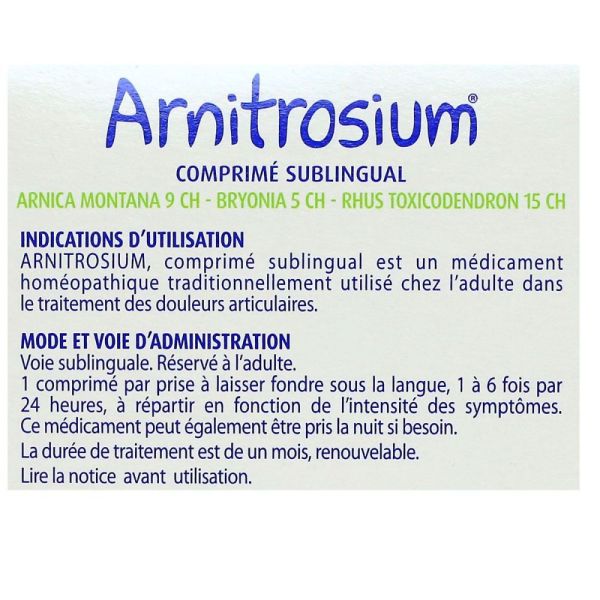 Boiron - Arnitrosium - 120 comprimés sublinguaux