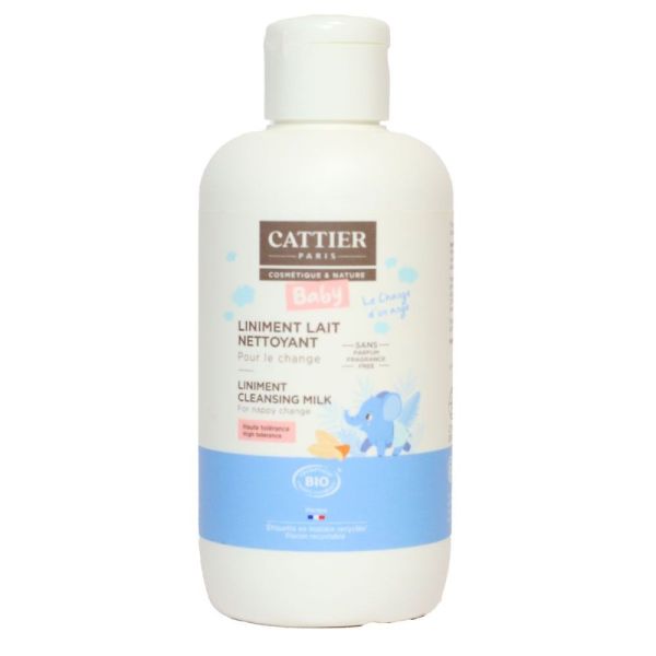 Cattier baby - Liniment lait nettoyant - 200mL
