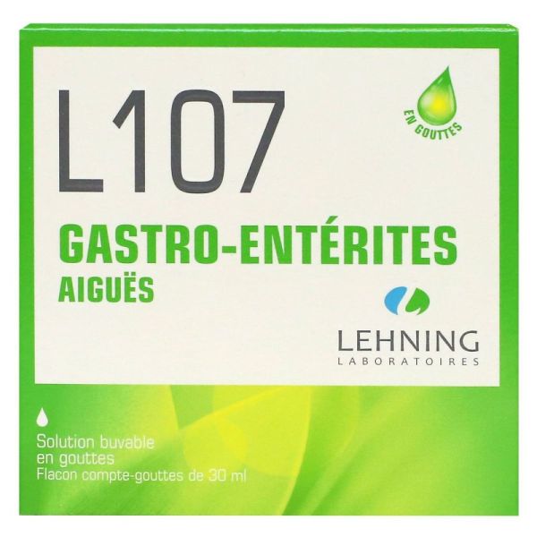 Lehning - L107 Gastro-entérites aiguës - 30 ml